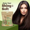 Nisha Hair Colour for Women Natural Brown 100% Henna-Based Powder Long-Lasting Herbal Formula Ammonia-Free 45g Zipper Pouch