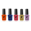 Asmee Classic Nail Polish Magic Orange | Dazzling Blue | Coral Rose | Golden Treasure | Wisteria