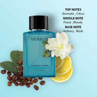 Fragrance & Beyond Versus Eau De Parfum For Men Floral Woody Musky 100 ml