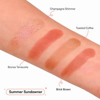 Gush Beauty Eye Like It Stacked, Easy To Blend 4 In 1 Eyeshadow Palette 3.6 gm