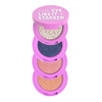 Gush Beauty Eye Like It Stacked, Easy To Blend 4 In 1 Eyeshadow Palette 3.6 gm