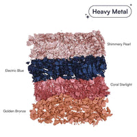 Gush Beauty Eye Like It Stacked, Easy To Blend 4 In 1 Eyeshadow Palette 3.6 gm