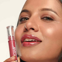 Gush Beauty Glaze Lip Oil Gloss High Shine & Hydrating Brown Gloss 2.8 ml