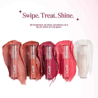 Gush Beauty Glaze Lip Oil Gloss High Shine & Hydrating Brown Gloss 2.8 ml