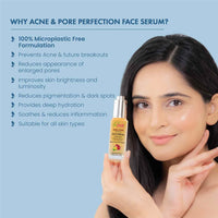 La Pink Acne & Pore Perfection Face Serum With White Haldi 30 ml