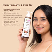 La Pink Coffee With White Haldi Shower Gel 250 ml