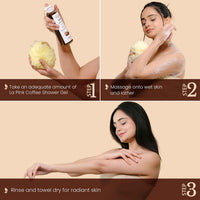 La Pink Coffee With White Haldi Shower Gel 250 ml