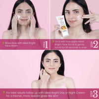 La Pink Ideal Bright White Haldi Face Scrub 100 gm