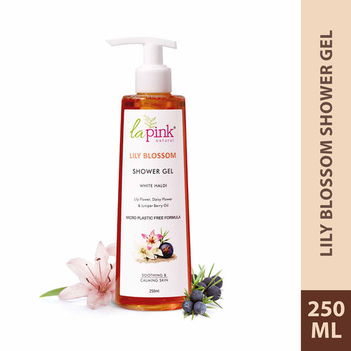 La Pink Lily Blossom Shower Gel With White Haldi 250 ml