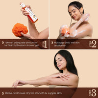 La Pink Lily Blossom Shower Gel With White Haldi 250 ml