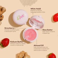 La Pink Strawberry Natural Tinted Lip Balm 15 gm