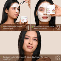 La Pink Ubtan White Haldi Face Mask 100 gm