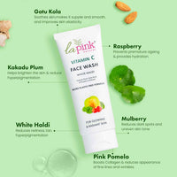 La Pink Vitamin C Face Wash With White Haldi For Glowing & Radiant Skin 100 ml