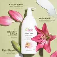 La Pink Young Forever Soft & Shine Body Lotion with Non Greasy Moisturiser For All Skin Types 450ml
