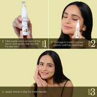 La Pink Young Forever Under Eye Serum with White Haldi for Dark Circles and Puffy Eyes 15 ML