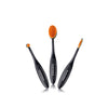 Majestique Supple Oval Makeup Brushes Set 2 Kit