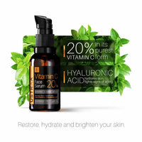 Ustraa 20% Vitamin C Face Serum With Hyaluronic Acid 30 ml