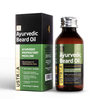 Ustraa Ayurvedic Beard Oil For Men With Yastimadhuka Taila & 7 Natural Herbs