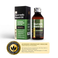 Ustraa Ayurvedic Beard Oil For Men With Yastimadhuka Taila & 7 Natural Herbs