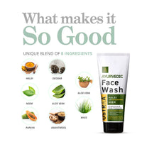 Ustraa Ayurvedic Face Wash Haldi & Neem 200 gm