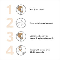 Ustraa Beard Wash Woody 100 ml