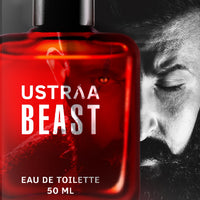 Ustraa Beast Edt Perfume For Men Long-Lasting Masculine Fragrance 50 ml