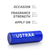 Ustraa Blue Deodorant For Men Cool, Aquatic Fragrance 150 ml