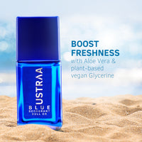 Ustraa Blue Roll-On Deodorant For Men Strong And Intense Fragrance