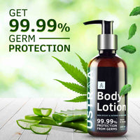 Ustraa Body Lotion Germ Free For Men With Hemp & Neem 200 ml