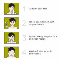 Ustraa Face Wash For Oily Skin With Key Lime And Basil 200 gm