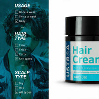 Ustraa Hair Cream For Men For Daily Use 100 gm