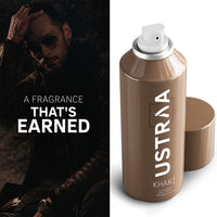 Ustraa Khaki Deodorant Body Spray For Men 150 ml