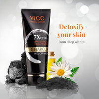 VLCC 7X Ultra Whitening & Brightening Charcoal Peel Off Mask 100 gm
