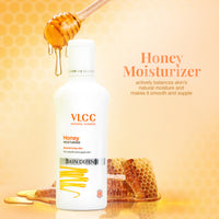VLCC Honey Moisturiser For Deep Moisturization With Honey, Shea Butter, Fenugreek Extract & Wheat Germ Oil Normal To Dry Skin 100 ml