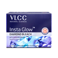 VLCC Insta Glow Diamond Bleach Sparkling Brightness & Purification With Colloidal Diamond 60 gm