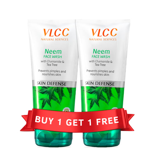 VLCC Neem Face Wash With Neem, Chamomile, Tea Tree, Eucalyptus & Carrot Seed 300 ml