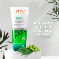 VLCC Neem Face Wash With Neem, Chamomile, Tea Tree, Eucalyptus & Carrot Seed 300 ml