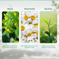VLCC Neem Face Wash With Neem, Chamomile, Tea Tree, Eucalyptus & Carrot Seed 300 ml