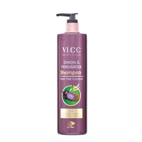 VLCC Onion & Fenu Greek Shampoo For Hair Fall Control With Onion, Fenugreek, Almond & Black Seed