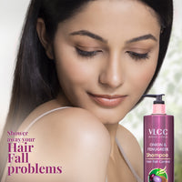 VLCC Onion & Fenu Greek Shampoo For Hair Fall Control With Onion, Fenugreek, Almond & Black Seed