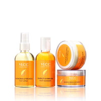 VLCC Pedi Glow Foot Care Kit A Combo Of Foot Cream, Foot Scrub, Foot Cleanser & Foot Spray