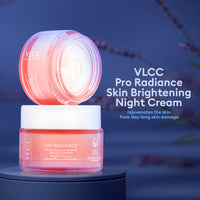 VLCC Pro Radiance Skin Brightening Night Cream With D-White Complex, Nutmeg Oil & Acai Berry