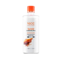 VLCC Sandal Cleansing Milk Deep Cleanses & Soothes Skin With Sandal, Fenugreek & Indian Berberry Extracts 500 ml