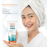 VLCC Serum Facewash With Hyaluronic Acid Serum & Charcoal For Oil Control & Bright Glow Dermatologically Tested 100 ml