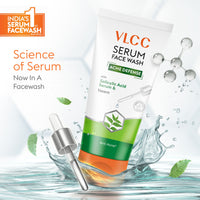 VLCC Serum Facewash With Salicylic Acid Serum & Neem To Prevent Acne Dermatologically Tested 100 ml