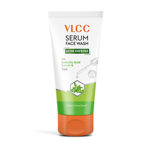 VLCC Serum Facewash With Salicylic Acid Serum & Tulsi To Clears Acne Scars Dermatologically Tested 100 ml