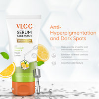 VLCC Serum Facewash With Vitamin C Serum & Meyer Lemon To Reduce Hyperpigmentation & Bright Glow Dermatologically Tested 100 ml