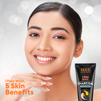 VLCC Ultimo Blends Charcoal Face Wash With Activated Charcoal & Aloe Vera Extract