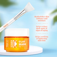 VLCC Vitamin C Clay Mask With Vitamin C & Hyaluronic Acid 100 gm