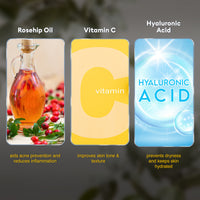 VLCC Vitamin C Night Cream Hydrates & Repairs Skin With 15% Vitamin C, Vitamin E, Hyaluronic Acid & Rosehip Seed Oil 50 gm
